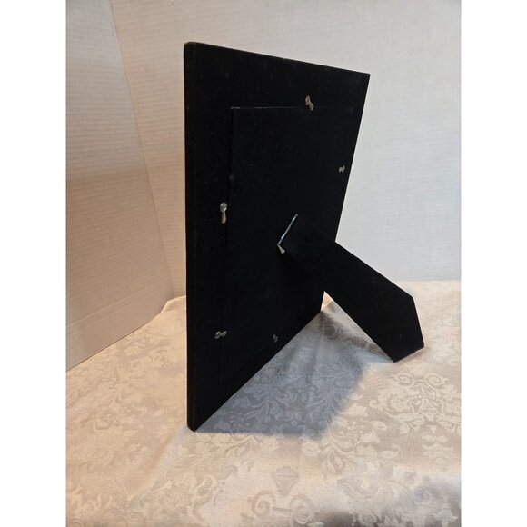 Encore Brown Leather w Glass Cover 5" x 7"" "My Family" Picture Frame Vintage 19 - Picture 4 of 4